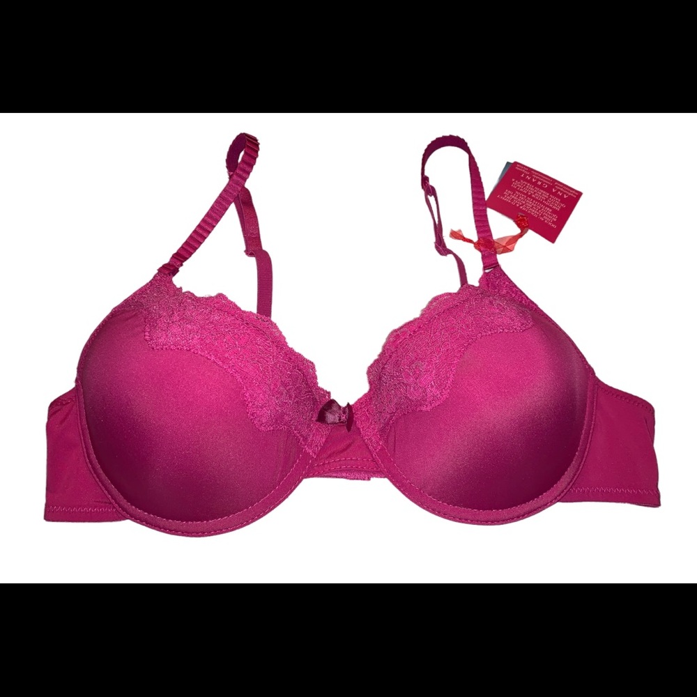 NWT Ana Grant T-Shirt bra 38D, fits more like a C